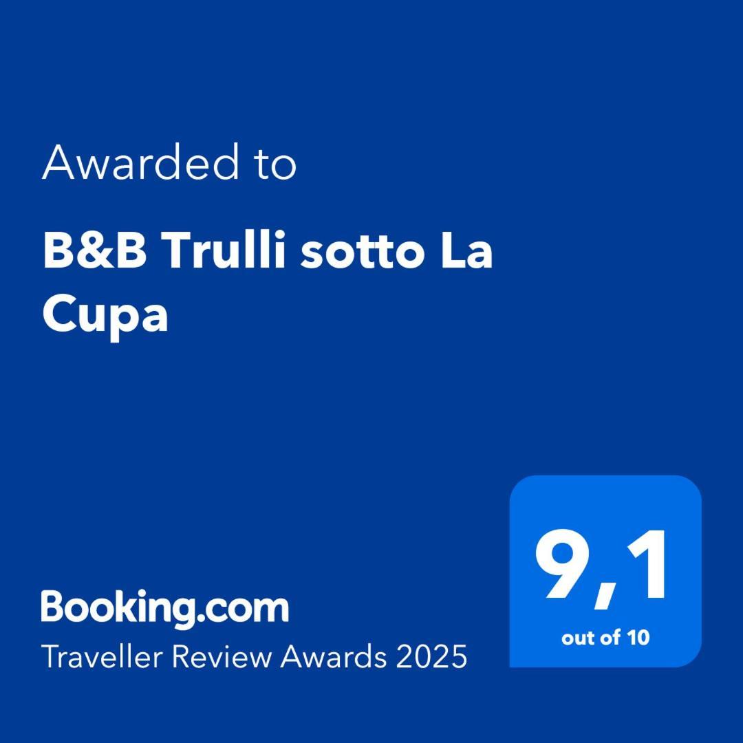 B&B Trulli Sotto La Cupa Martina Franca Eksteriør billede